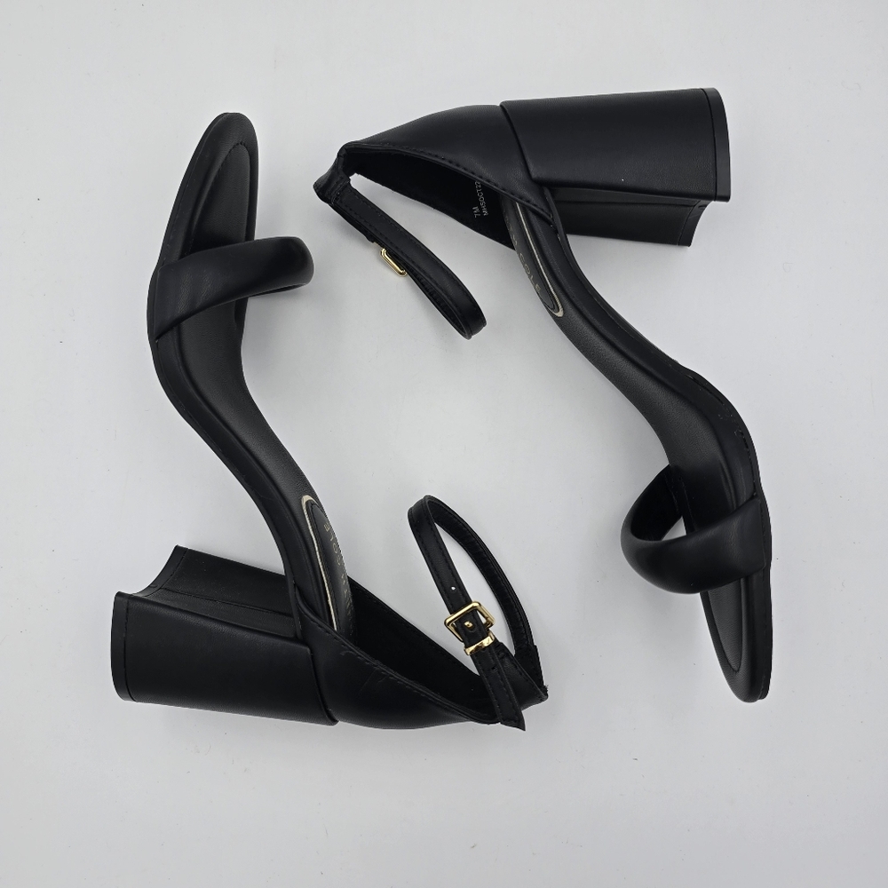 Like New Kenneth Cole New York Luisa Block Heel Ankle Strap Sandals - Picture 11 of 16